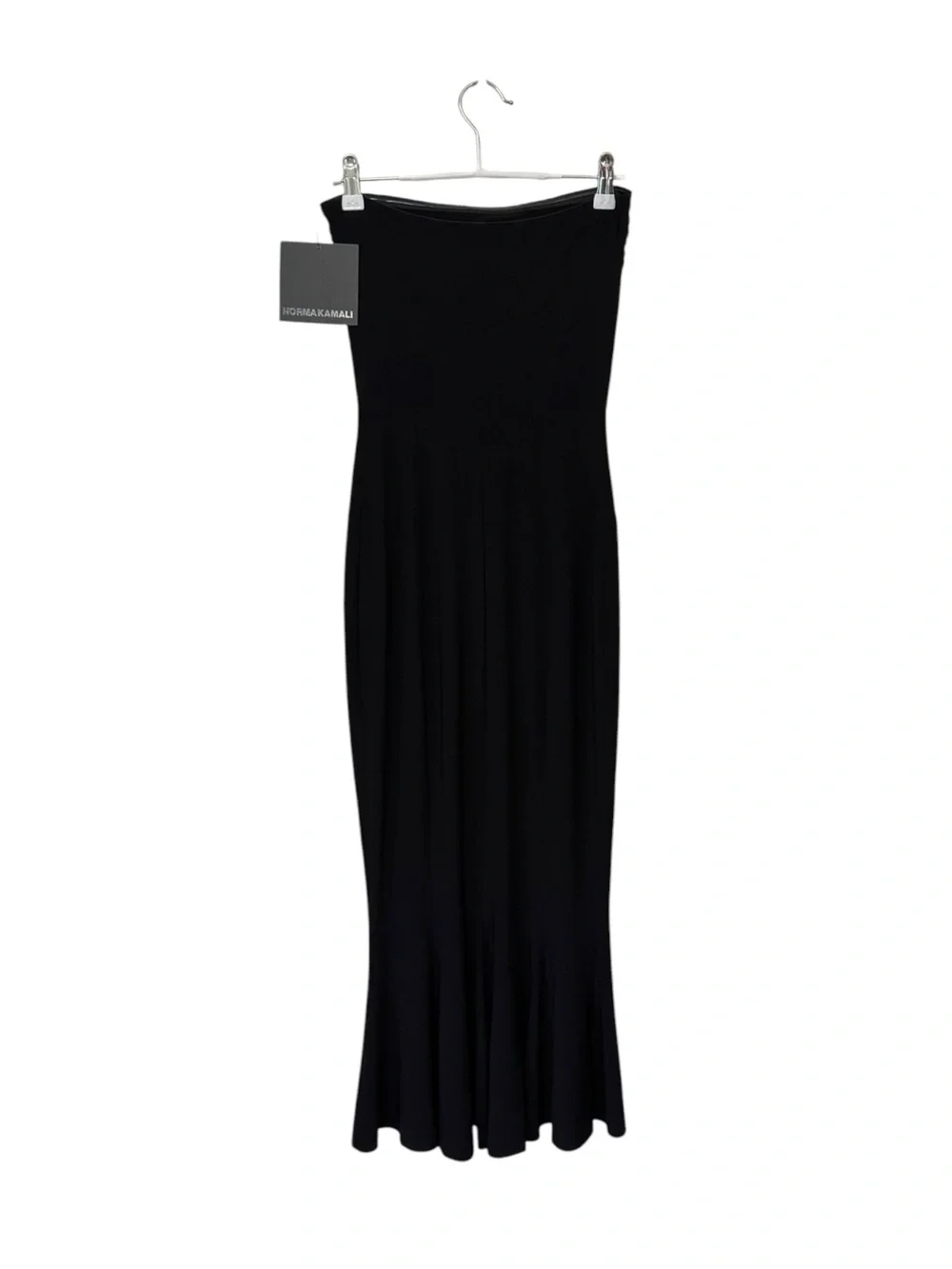 NORMA KAMALI | NWT Strapless Fishtail Dress To Midcalf in Black, Size Small - Picture 5 of 14